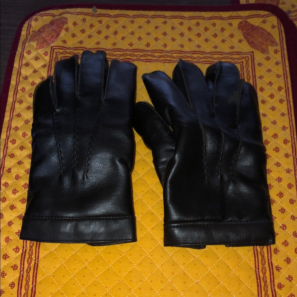 Men’s large lined Leather Gloves